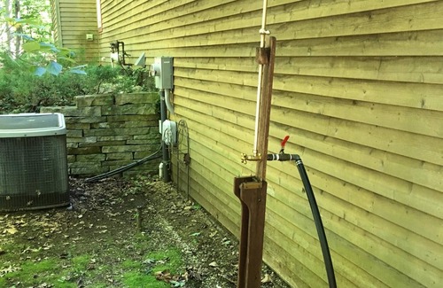 Harbert Haus | Das Harbert Beach Cottage im Wald