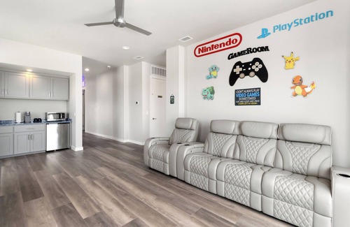 Cape San Blas Haus | The Lighthouse: Gulf-Front, Pets OK! Spacious, Private Boardwalk, Pool, Theater