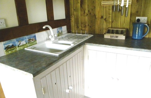 Aberedw Hütte | 'The Old Stable' ist ein charmantes Ferienhaus für Selbstversorger mit einem Schlafzimmer.