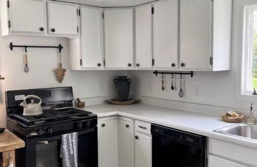 Chassell Haus | The Red House - modern beautiful Scandinavian style cozy cottage!