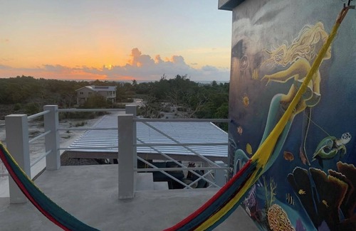 Caye Caulker Wohnung | The rooftop views will leave you breathless—a 360-degree sea view to the horizon