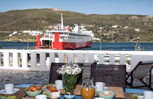 Gavrio Haus | Deluxe Cycladic House mit herrlichem Meerblick