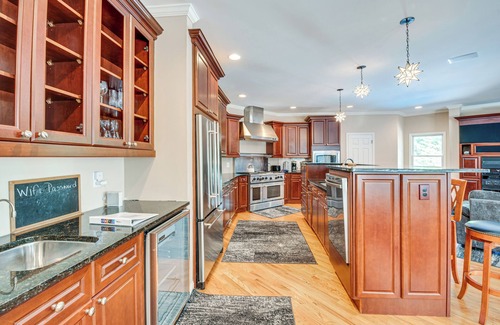 Ellenwood Haus | Theater Room + Gazebo: Luxury Retreat in Ellenwood