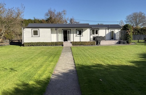 Havelock North Hütte | Cabañas en St Andrews, cabaña de 3 dormitorios para 6 personas en 2 recámaras king y compartir gemelas