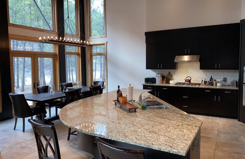 Alberton Haus | Timber Frame home on Clark Fork River