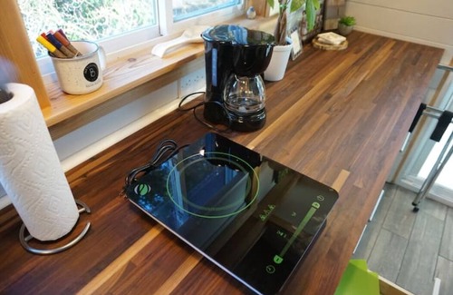 Brownfield Eigentumswohnung | Tiny Casita | 1BR, 1BA, Loft Tiny Home, Hot Tub