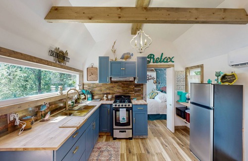 Delta Haus | Tiny House with wifi, private W/D, lake views + dog friendly