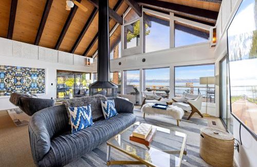 Tahoe Woods Haus | Towering Pines Lakefront - 3 BR w Hot Tub & Buoy