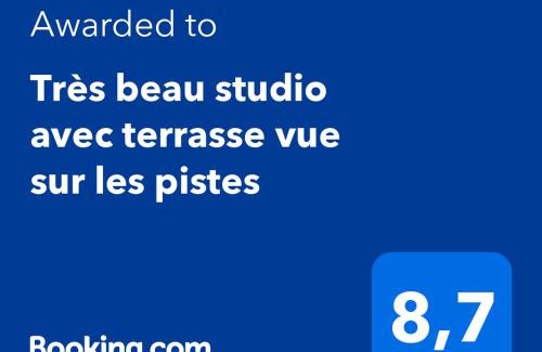 Saint-Etienne-en-Devoluy Wohnung | Très beau studio avec terrasse vue sur les pistes