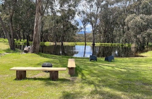 Barjarg Kabine | Tranquil Glamping tent and kitchenette/bathroom