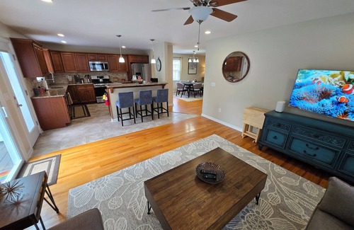 Absecon Haus | Tranquility Near the Sea with in-ground salt water pool and fenced in yard.