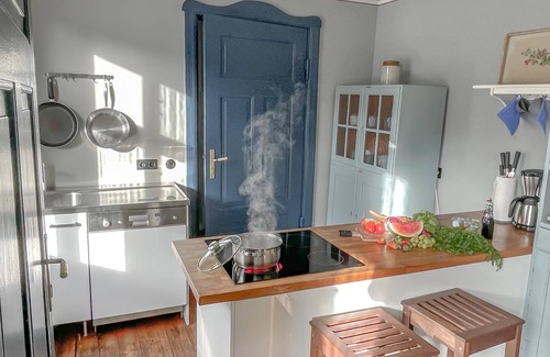 Ahlbeck Haus | traumHaff® Geschütztes Denkmal Amalienhof, Sauna, offener Kamin,umzäunte Wiese