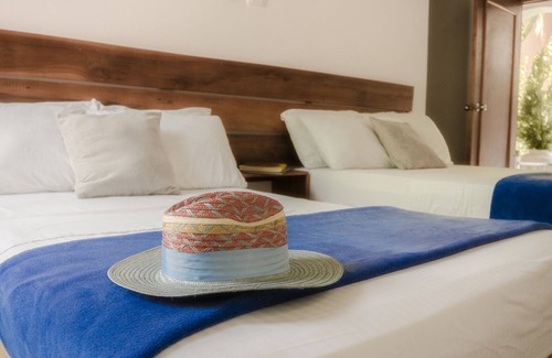 Barrio Centro Hotel | Twin Room With Pool at a Colonial House