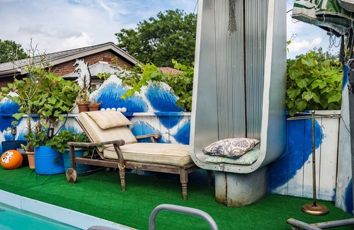 St. Louis Haus | Einzigartiges Haus mit privatem Pool, umzäuntem Hof, Projektor und Speakeasy im Stil der 1920er Jahre!