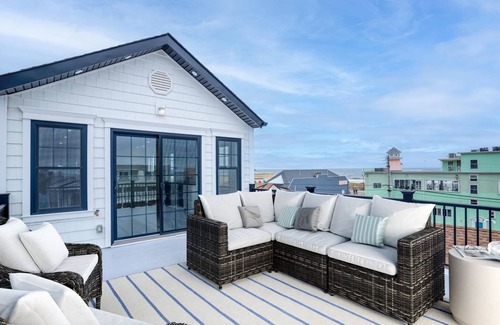 Ortley Beach Haus | Unlimited Ocean Views 5 BR 5 Bath Beach Block