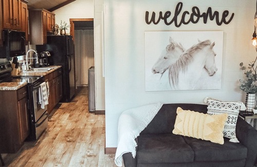 Boaz Haus | Urban Pines "Miss Bee Have" Unique Tiny House Vibe