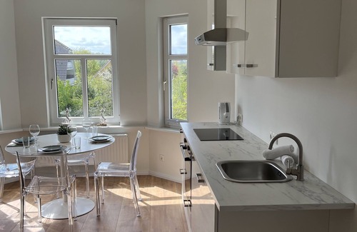 Kalifornien Wohnung | Ferienwohnung mit Meerblick direkt hinter dem Deich in Kalifornien an der Ostsee