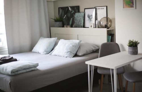 Nokia Wohnung | Valoisa ja kompakti yksiö Nokian ydinkeskustassa