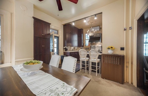 Nelson Haus | Victorian in downtown historic district. Large porches. Near lakes and trails.