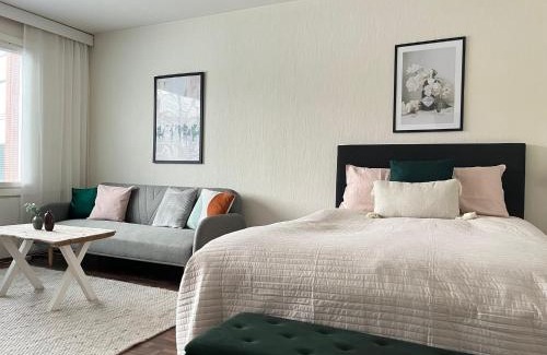 Heinola Wohnung | Viihtyisä ja valoisa yksiö keskustan läheisyydessä