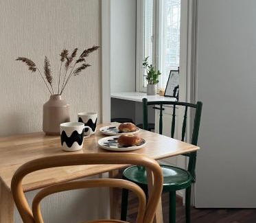Heinola Wohnung | Viihtyisä ja valoisa yksiö keskustan läheisyydessä