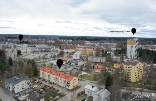 Varkaus Wohnung | Viihtyisä kaksio torin laidalla 1-4 hengelle