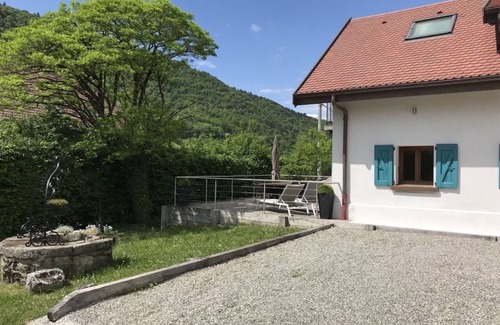 Sevrier Haus | Villa 200 m vom See von Annecy mit Terrasse und Parkplatz