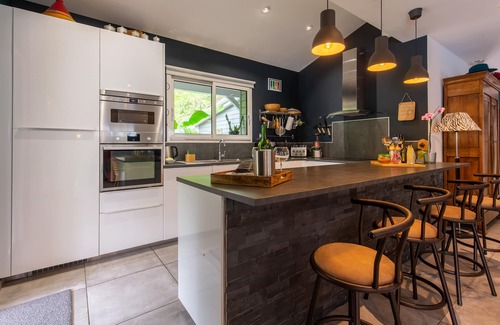 Hourtin Haus | "Villa Bambou" wooden house with private pool