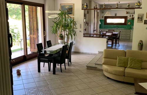 Castiglione dei Pepoli Villa | Villa 'Casa Di Eli E Matte' mit Bergblick, privatem Garten und Wi-Fi