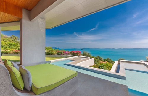 Pa Klok Villa | Villa Leelawadee - Blick auf die Bucht von Phang Nga