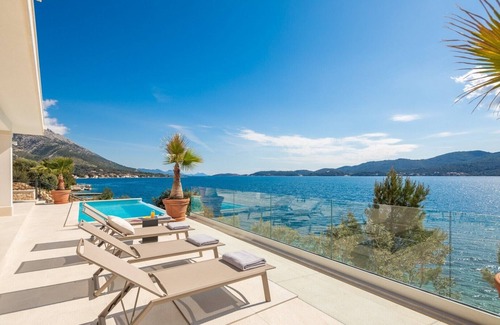 Viganj Villa | Villa Maris, Infinity-Pool, Sauna, direkt am Strand, haustierfreundlich