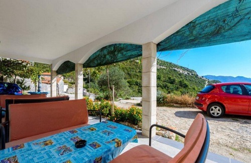 Podimoc Wohnung | Villa Sunce Doli - Apartment mit 1 Schlafzimmer, Balkon und Meerblick