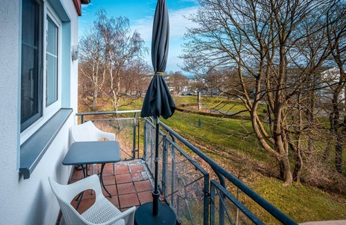 Sassnitz Wohnung | Villa Tizian - Ferienappartement Hygge - 3-Raum-Appartement "Hygge" mit Balkon