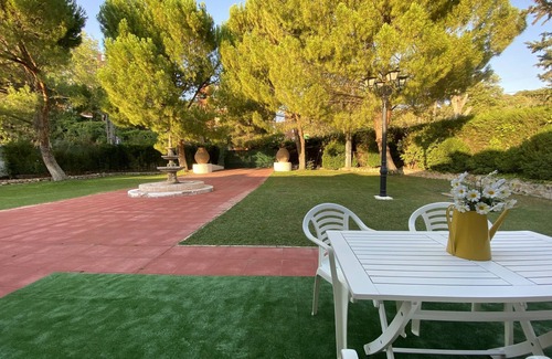 Ossa de Montiel Skihütte | Villa with Garden and Fireplace overlooking the Colgada de Ruidera Lagoon