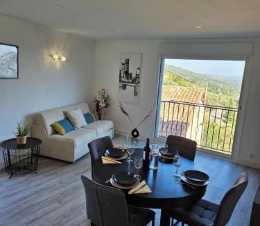 Speracedes Wohnung | Vue mer, au calme, avec jardin !