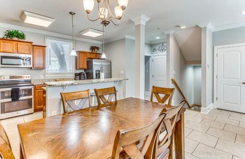 Myrtle Beach Haus | Walk to Ocean Myrtle Beach Townhome with Balcony!