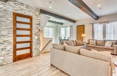 Myrtle Beach Haus | Walk to Ocean Myrtle Beach House with Hot Tub!