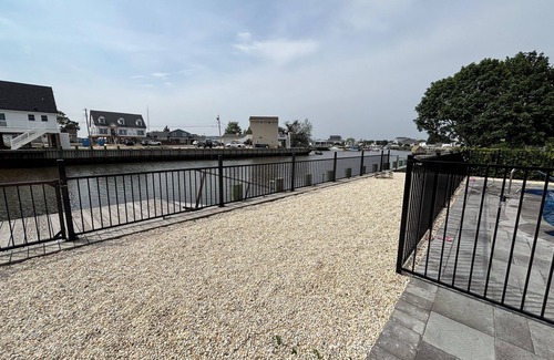 Mystic Island Haus | Waterfront home w/ in-ground pool, short drive to LBI and Atlantic City