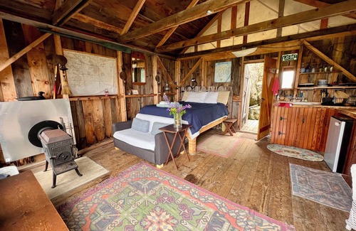 Bernard Kabine | Waterfront Kabine mit eigenem Steg und Kopfsteinpflaster Strand