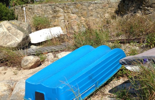 Mystic - New London Hütte | Cottage am Wasser, Mason's Island, Mystic, CT, Schritte zum Strand