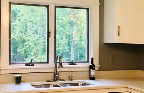 Jefferson Haus | Waterfront, dog-friendly home on Damariscotta Lake with sunrise view