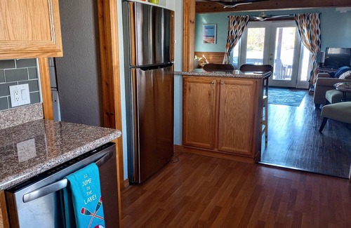 Shoreland Haus | Waterfront home for 2! 2 decks, 2 kayaks,hottub, dock, grill, firepit, wifi, a/c