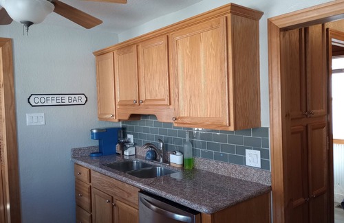 Shoreland Haus | Waterfront home for 2! 2 decks, 2 kayaks,hottub, dock, grill, firepit, wifi, a/c