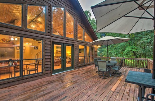 Scranton Haus | Waterfront Lake Dardanelle Home with Dock and Fire Pit