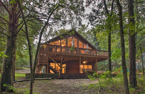 Scranton Haus | Waterfront Lake Dardanelle Home with Dock and Fire Pit