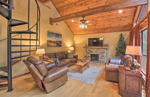 Scranton Haus | Waterfront Lake Dardanelle Home with Dock and Fire Pit