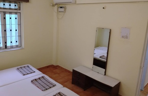 Panaji Haus | We are providing A.C studio apartment of 2 rooms with led television
