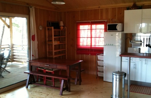 Carcans Plage Haus | Holzhaus nahe dem Ozean in geschlossener Unterteilung. Klassifizierte 3 Sterne