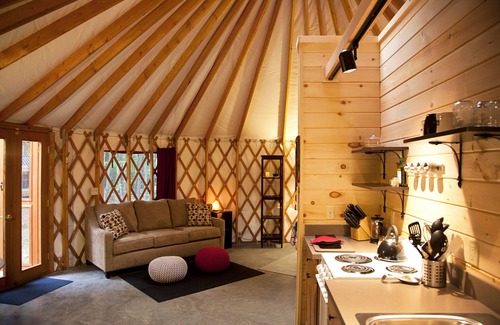 Southwest Harbor Hütte | Acadia-Besucher kommen der Natur ganz nah