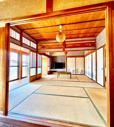 なぎさの宿 日本文化古き良き建物畳敷 大家族グループ利用 長期滞在ok駐車場無料 日本の真ん中Mie Suzuka Ise